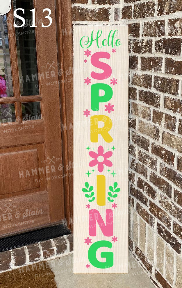 Spring and Easter Porch Leaners