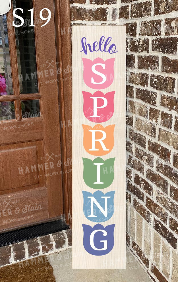 Spring and Easter Porch Leaners