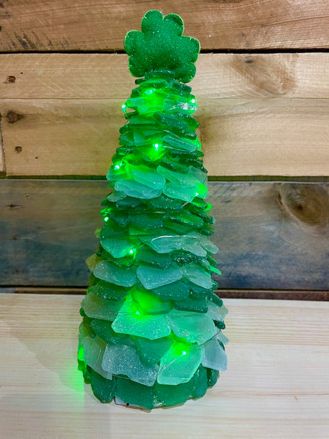St. Patty’s Sea Glass Tree