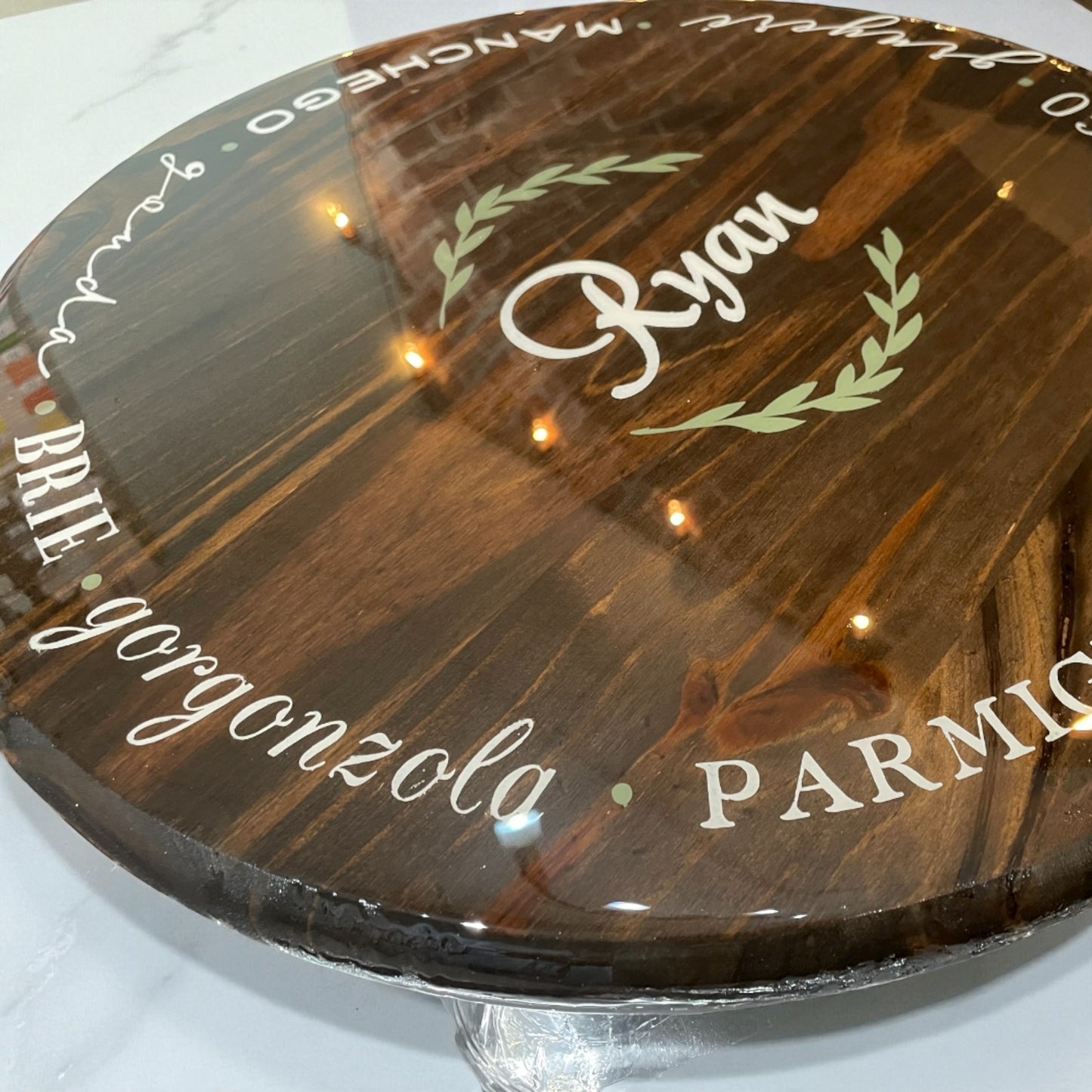 Yusra's 18" Wood Round Lazy Susan 11/30/25